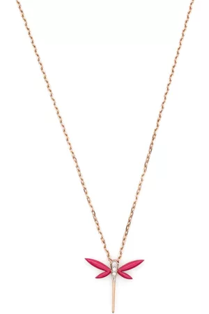 ANAPSARA Anillo Mini Dragonfly en oro amarillo de 18kt con diamantes