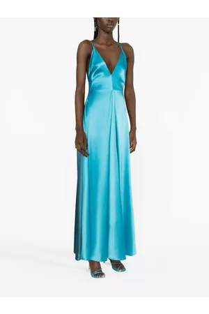 TALBOT RUNHOF Vestido de fiesta con cuello halter