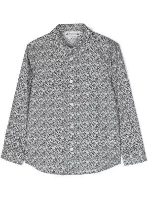 BONPOINT Camisa con motivo floral y manga larga