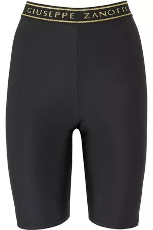 Giuseppe Zanotti Pantalones cortos con logo en la cintura