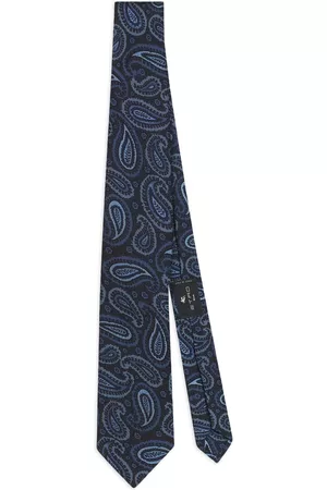 Etro Corbata con motivo de cachemira