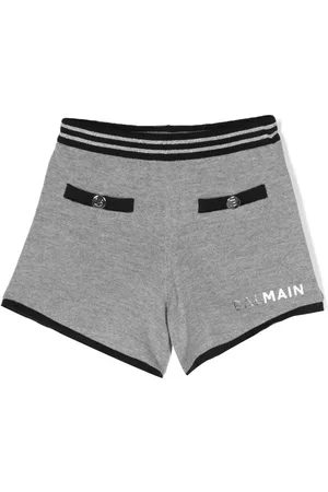 Balmain Pantalones cortos con logo estampado