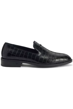 Giuseppe Zanotti Imrham crocodile-effect loafers