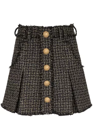 Balmain Minifalda plisada