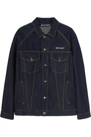 Palm Angels Chaqueta vaquera con logo bordado