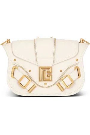 Balmain Bolso de hombro con placa del logo