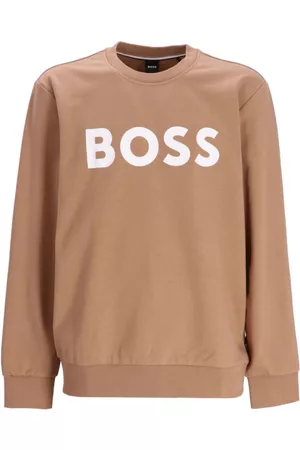 HUGO BOSS Sudadera con logo afelpado