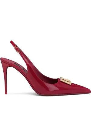 Dolce & Gabbana Zapatos de tacón con placa del logo