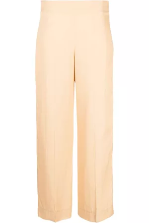 Jil Sander Pantalones anchos de talle alto