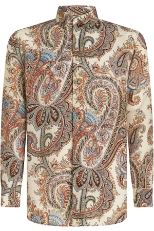 Etro Camisa con estampado de cachemira