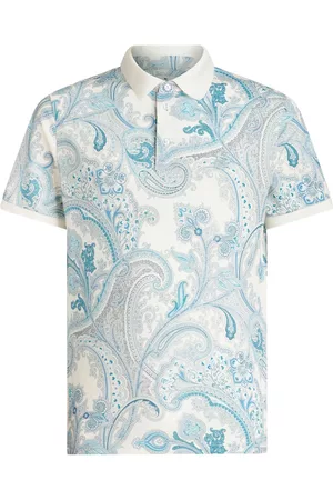Etro Polo con estampado de cachemira