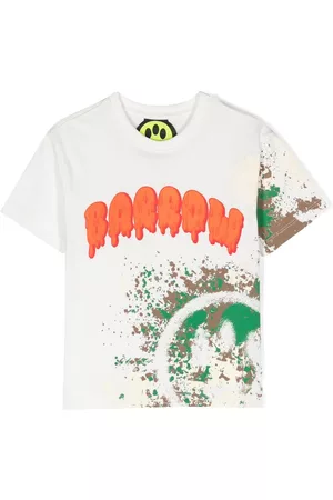 BARROW Camiseta con motivo de salpicadura de pintura