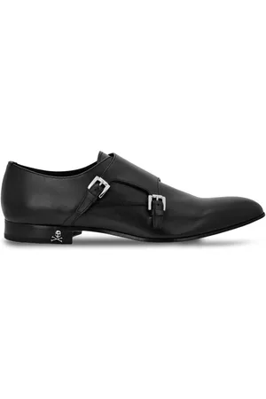 Philipp Plein Zapatos derby con puntera de almendra