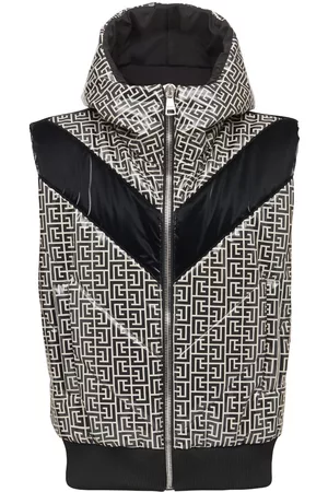 Balmain Plumífero con monograma