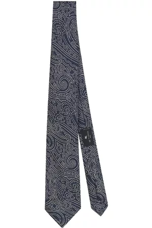 Etro Corbata con motivo de cachemira