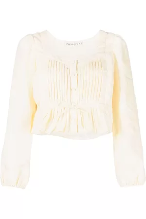 Casa Raki Blusa Fini plisada