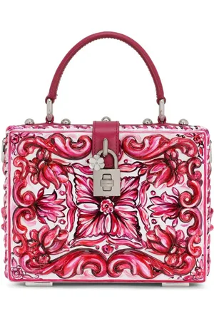 Dolce & Gabbana Bolso de hombro Dolce Box con estampado Mayólica