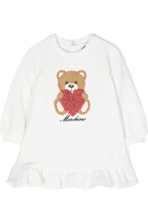 Moschino Vestido con logo estampado