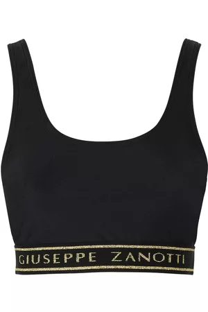 Giuseppe Zanotti Top sin mangas con banda del logo