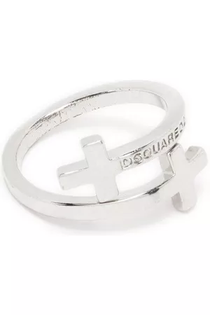 Dsquared2 Logo-engraved wrap ring