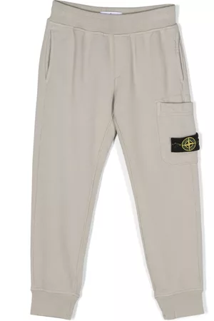 Stone Island Pantalones de chándal con motivo Compass