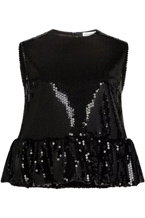 Nina Ricci Top con lentejuelas