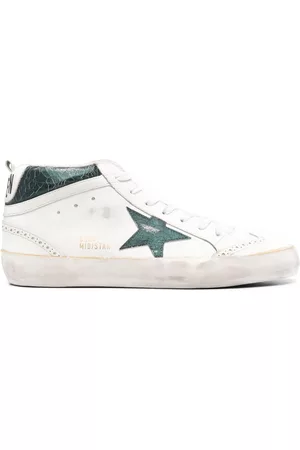 Golden Goose Zapatillas Mid Star con efecto arrugado