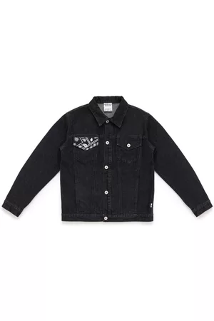 MARCELO BURLON Chaqueta vaquera Bandana Insert
