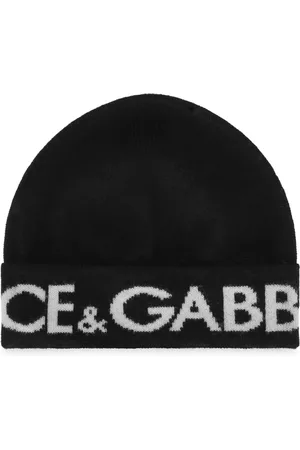 Dolce & Gabbana Gorro de punto con logo en jacquard