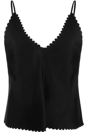 Jil Sander Top con cuello en V