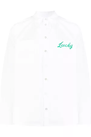 Natasha Zinko Camisa con estampado de eslogan