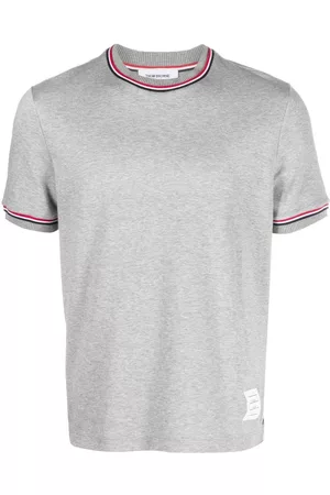 Thom Browne Camiseta con cuello redondo y logo