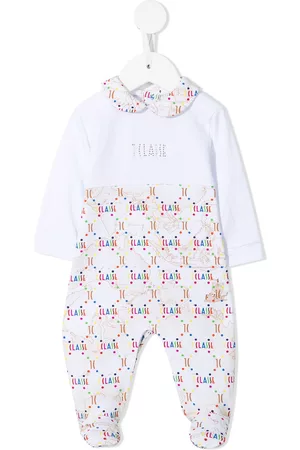 ALVIERO MARTINI 1A CLASSE Pijama con monograma y mapa estampado