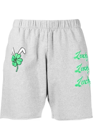 Natasha Zinko Pantalones cortos de deporte con motivo lucky