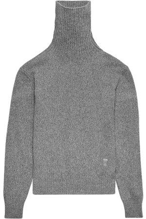 Ami Jersey de cachemira con cuello vuelto