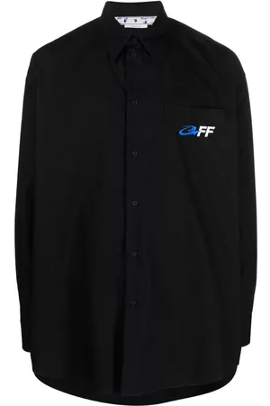 OFF-WHITE Camisa con estampado floral y manga larga