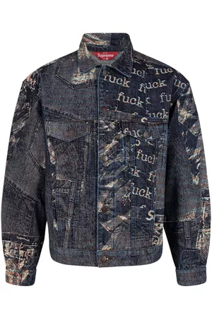 Supreme Chaqueta vaquera Archive en jacquard