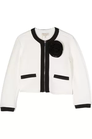 Twin-Set Chaqueta con aplique floral