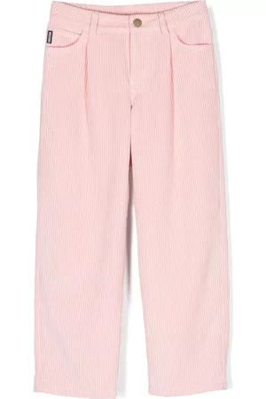 Moschino Pantalones rectos con logo