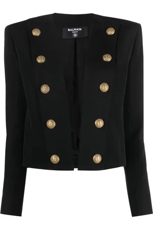 Balmain Chaqueta ajustada con bolsillos