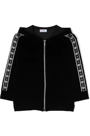 Chiara Ferragni Sudadera con capucha y ribete del logo