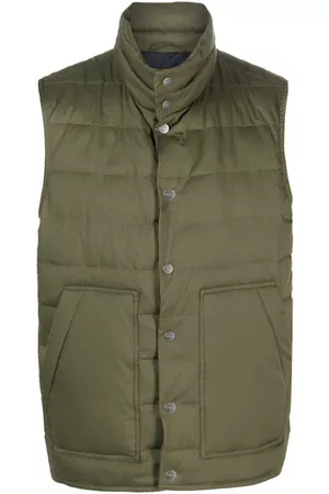 Kiton Chaleco acolchado con cremallera