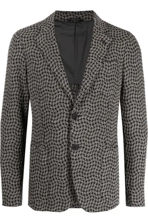 Giorgio Armani Blazer con motivo pied de poule