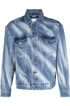 Christopher Nemeth Rope-print Denim Jacket - Farfetch