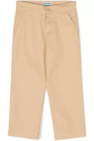 Kenzo Pantalones rectos con parche del logo