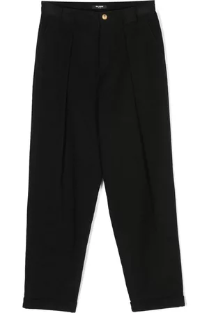 Balmain Pantalones rectos con pliegues
