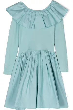 Molo Vestido Cille con ribete de volantes