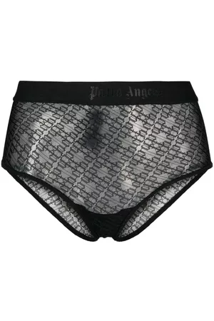 Palm Angels Bragas con logo en la cinturilla