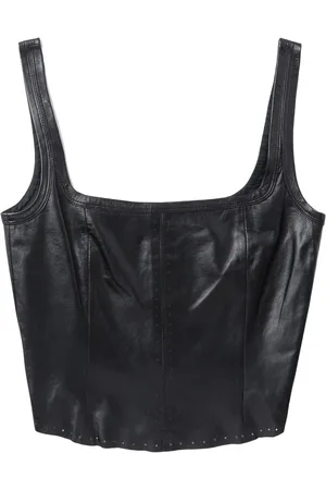 Helmut Lang Top estilo corsé sin mangas