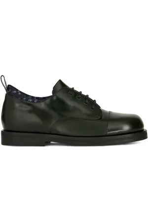 Etro Zapatos Derby con motivo de cachemira